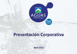 Presentación Corporativa Aguas Andinas Abril 2015 (PDF, 3.0MB, se abre en una nueva ventana)