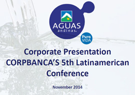 Corporate Presentation CORPBANCA'S 5th Latinamerican Conference November 2014 (PDF, 3.1MB, opens in a new window)